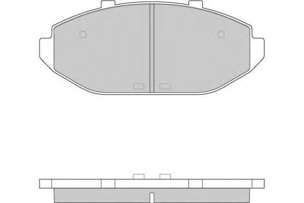 E.T.F. 12-0916 Brake Pad Set, disc brake
